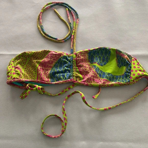 Bantu Bikini Top African Print Size Large Anthropologie M1 - Picture 8 of 8